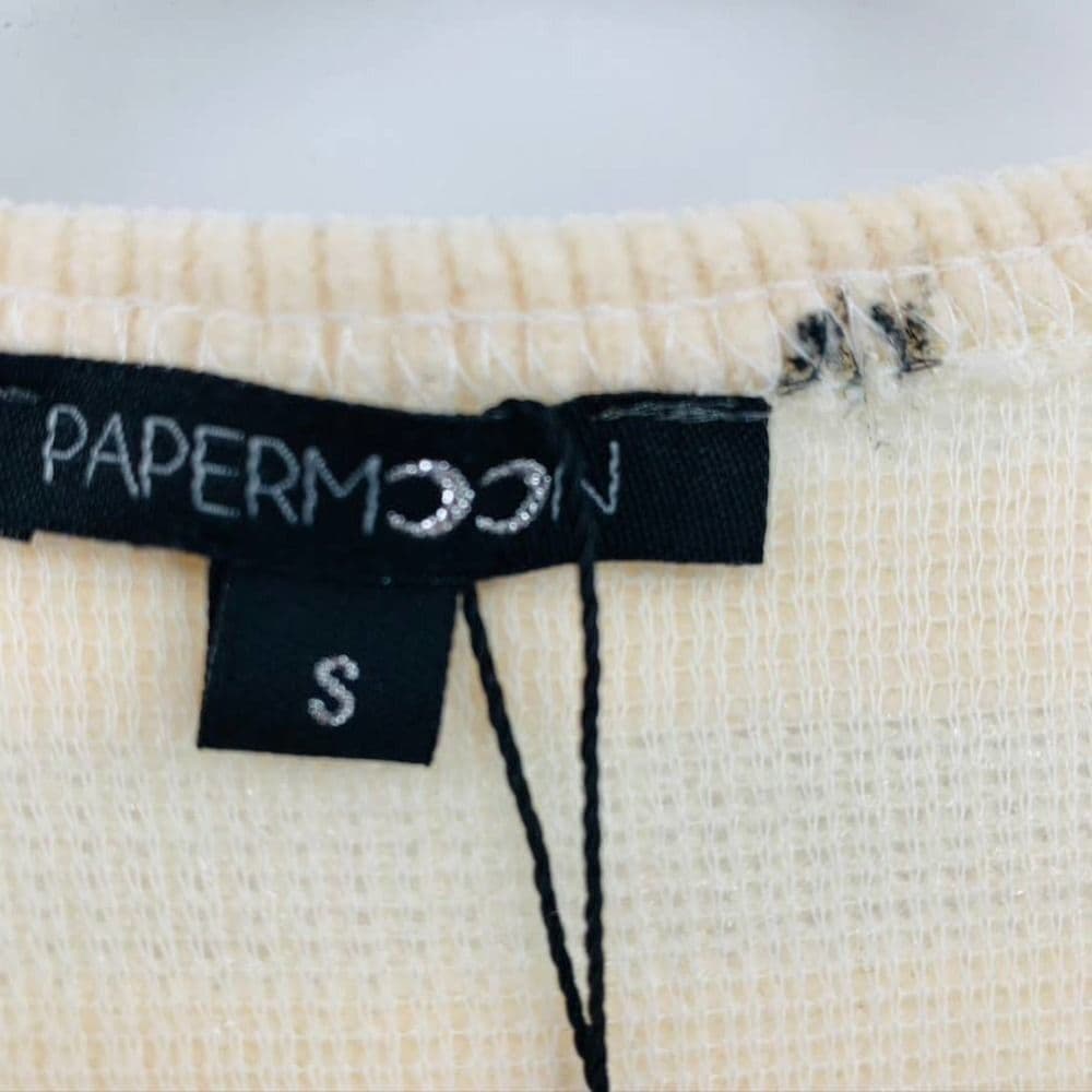 Papermoon Long Open‎ Cardigan Sz S - Thumbnail 3