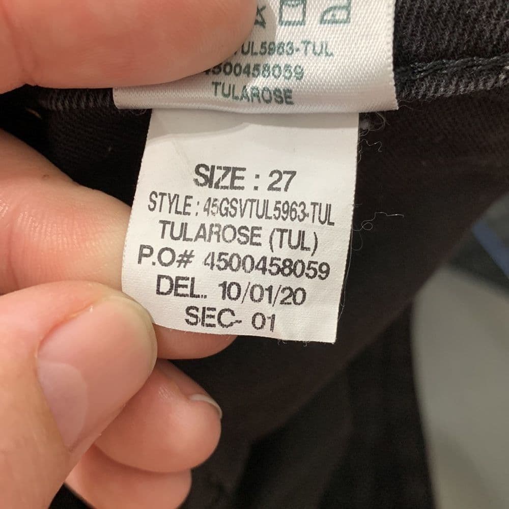 Joe’s Jeans Black‎ Denim Skinny Ankle Jeans Sz 27 - Thumbnail 7