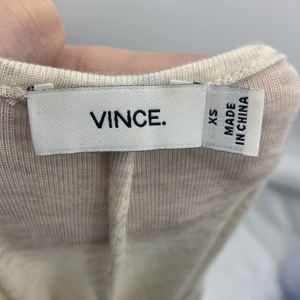 Vince Cream Heather‎ Top Sz XS - Thumbnail 5