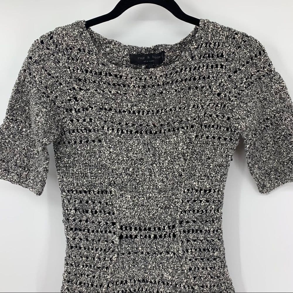 Rag & Bone Hart Knit Sweater Dress XS‎ - Thumbnail 4