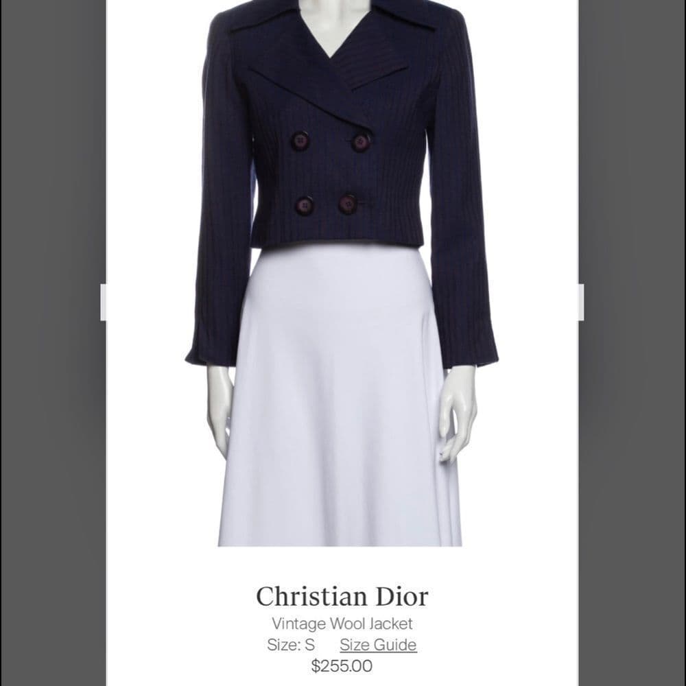 Christian Dior Vintage Pencil Skirt Sz 4P - Thumbnail 7
