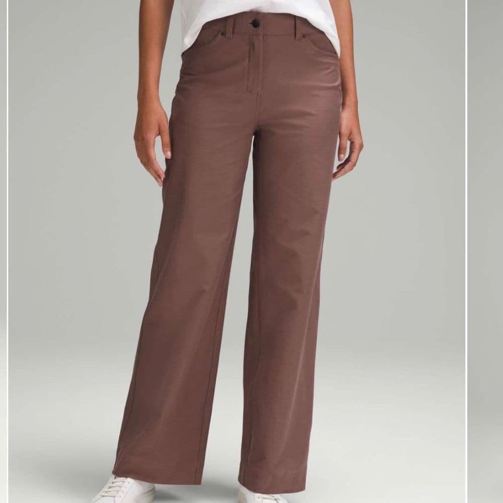 Lululemon City Sleek 5 Pocket High-Rise Wide-Leg Pant Full Length *Light Utilite - Thumbnail 8