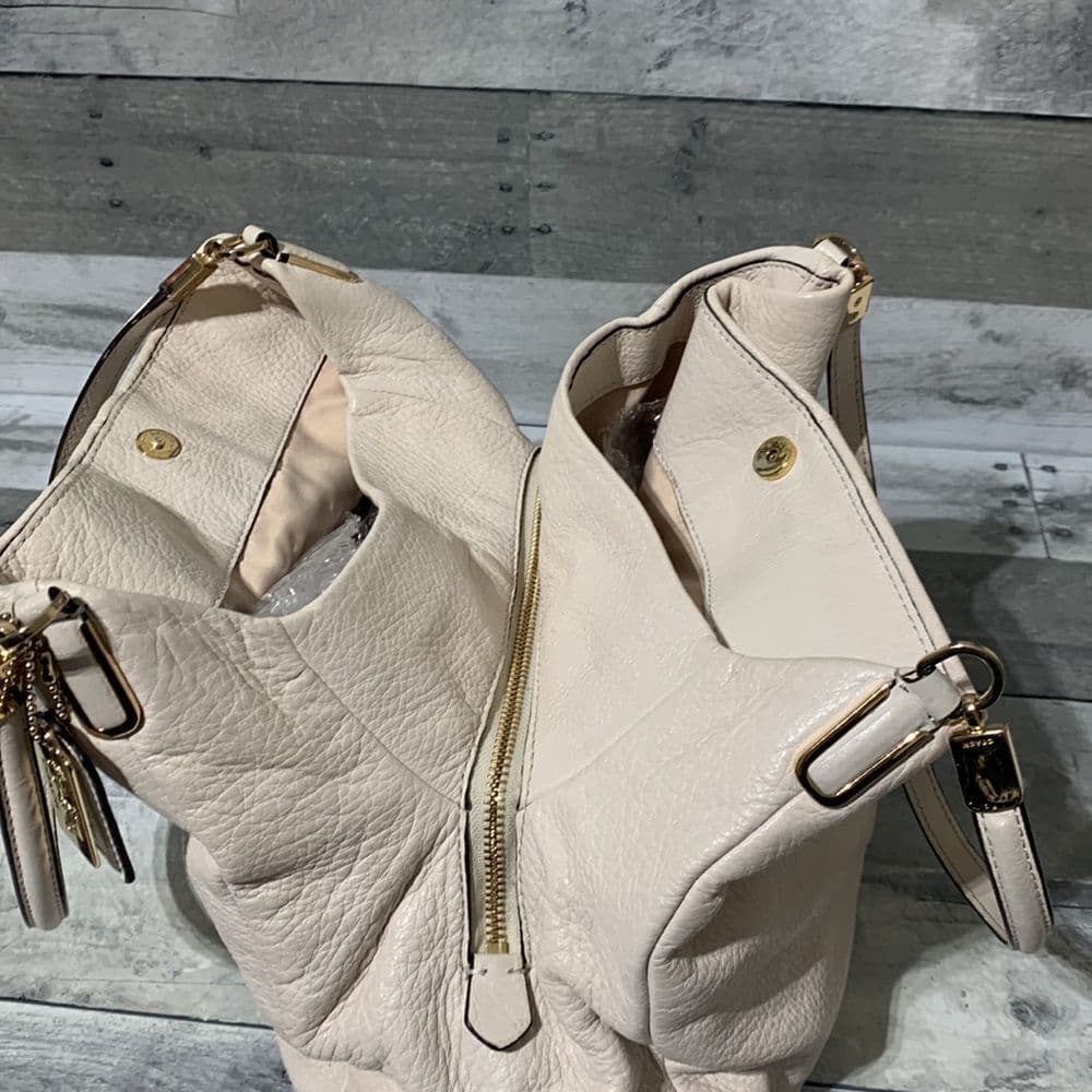 Coach‎ Madison Leather Phoebe Satchel Cream - Thumbnail 7