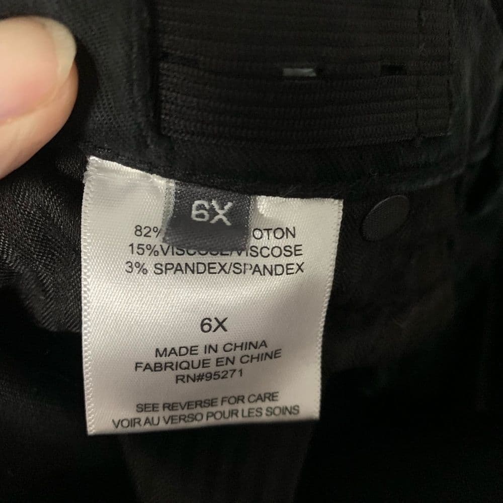 Vince Girls Black Pants Sz‎ 6X - Thumbnail 5