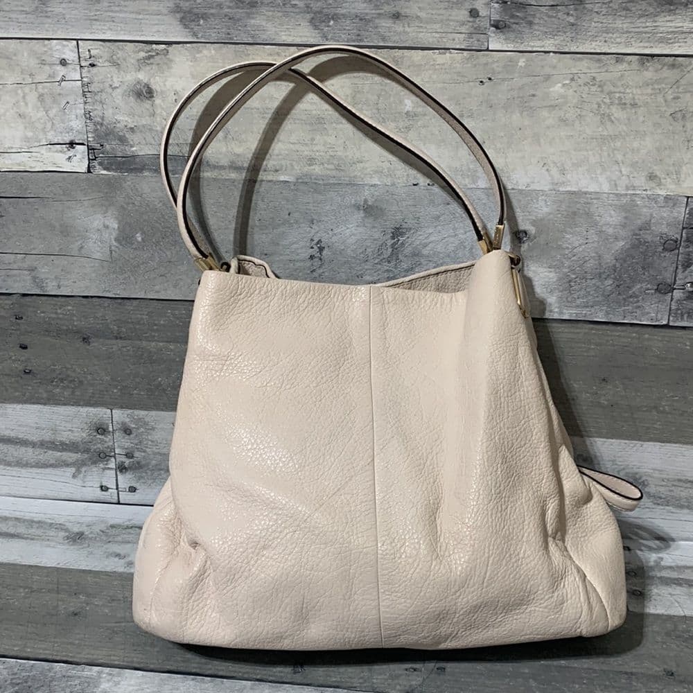 Coach‎ Madison Leather Phoebe Satchel Cream - Thumbnail 2