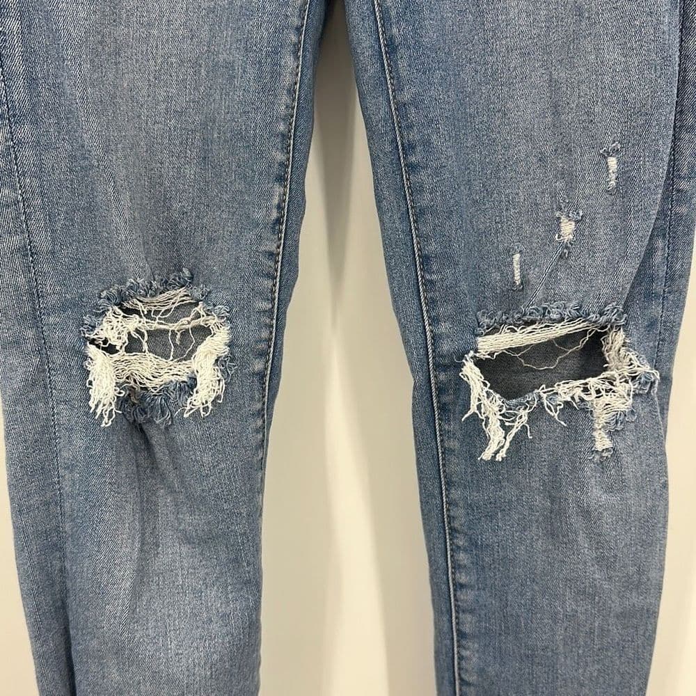 American Eagle Hi-Rise Jegging Crop Distressed Sz‎ 6 Reg - Thumbnail 5
