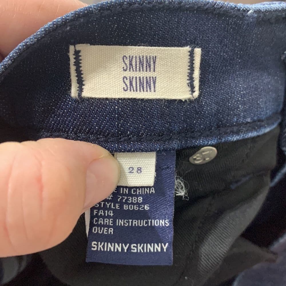 Madewell‎ Skinny Skinny Dark Was Sz 28 - Thumbnail 7
