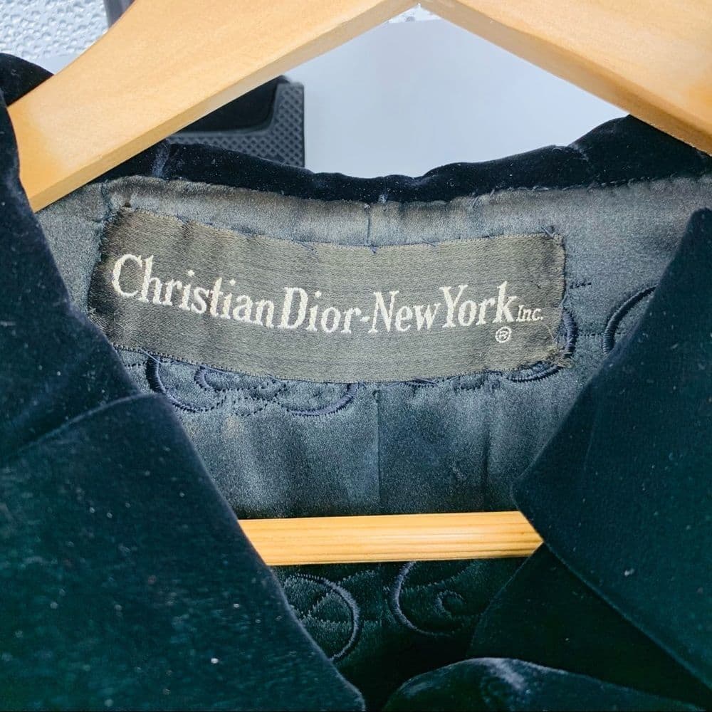 Christian Dior Vintage‎ Velvet Opera Coat RARE!!!! - Thumbnail 2