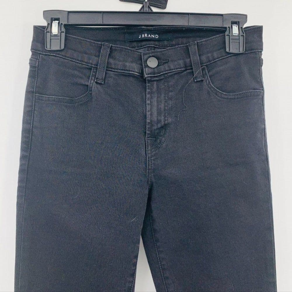 J Brand Mid Rise Crop Skinny‎ Distressed Sz 25 - Thumbnail 2