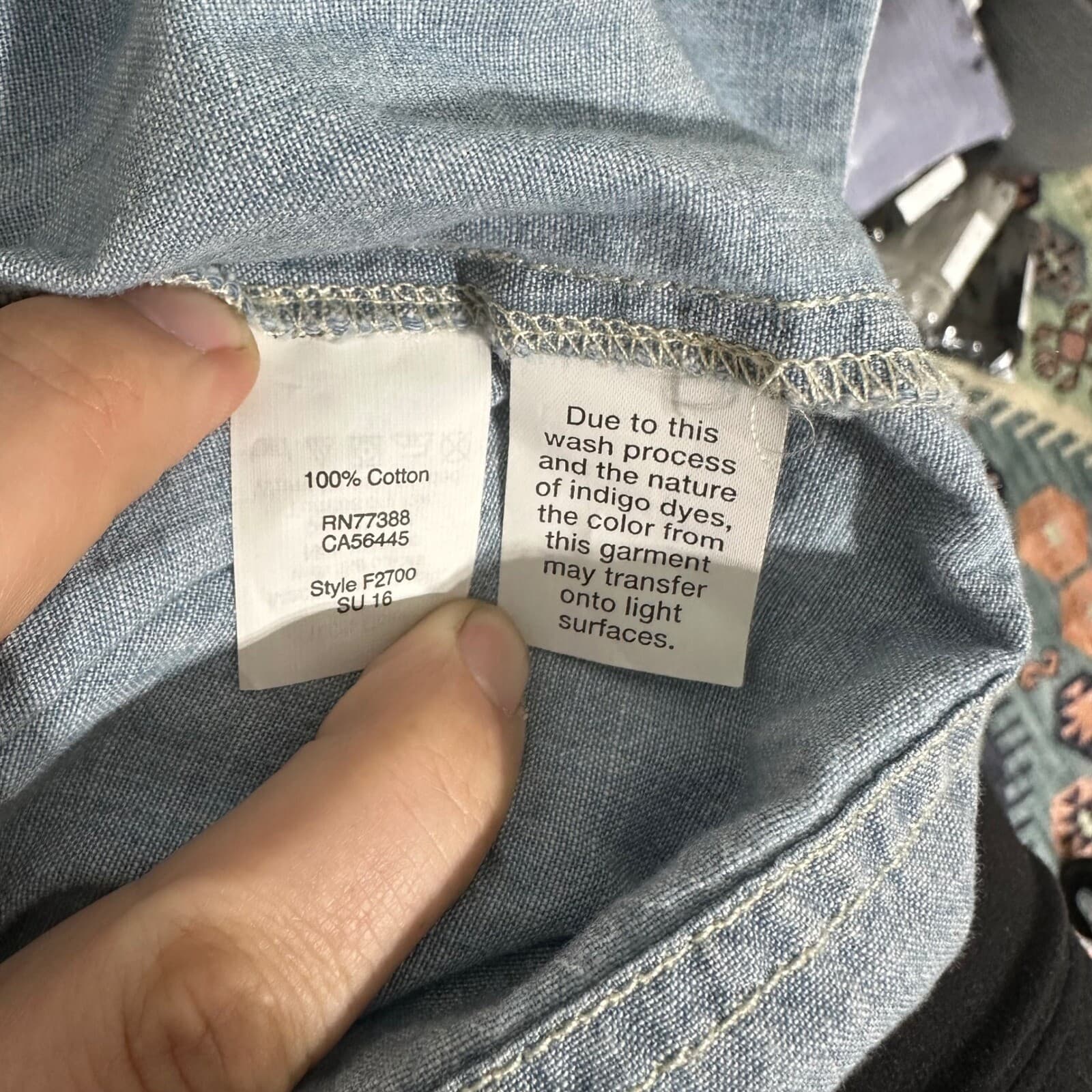 Madewell Chambray Dress Sz XS - Thumbnail 7