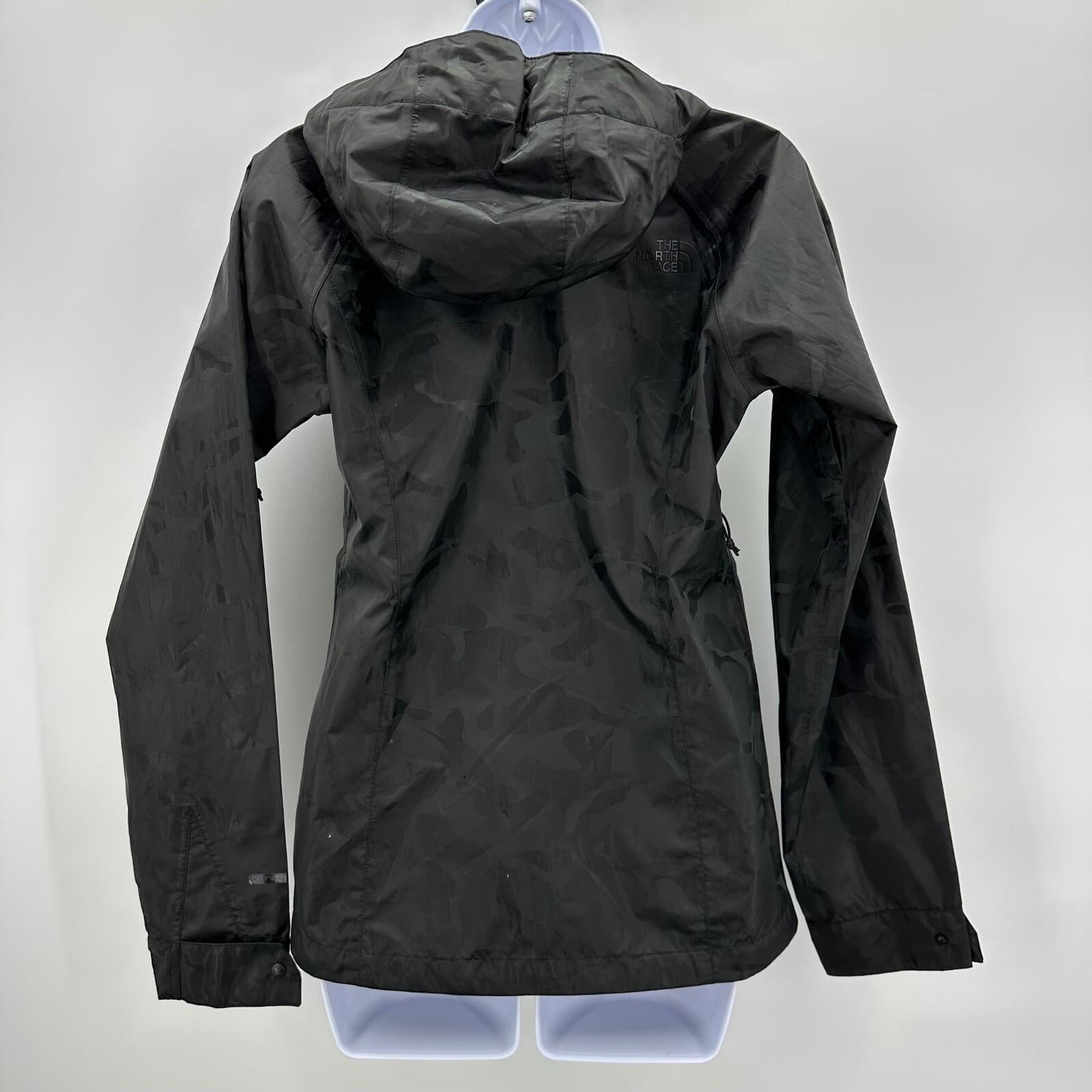The North Face Black Camo Light Weight Jacket Sz XS - Thumbnail 3