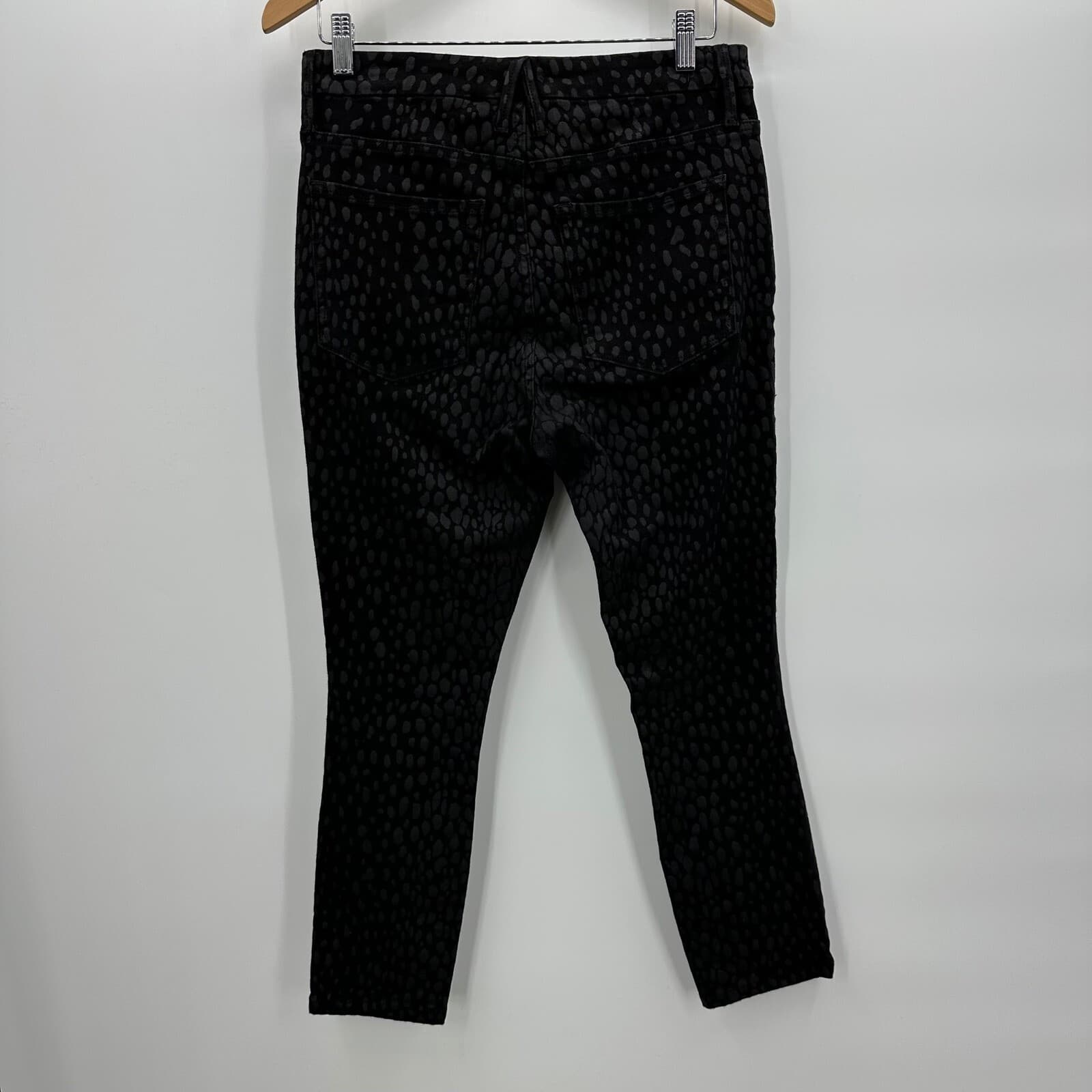 Good American Good Legs Crop Sz 10/30 Pattern Denim - Thumbnail 3