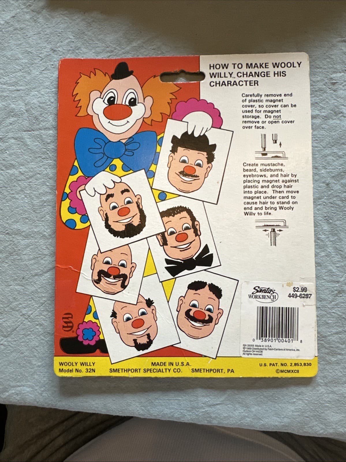 Lot of 2 Vintage Smethport Magnet Games Wooly Willy & Magnetic Whiskers 1999 - Thumbnail 4