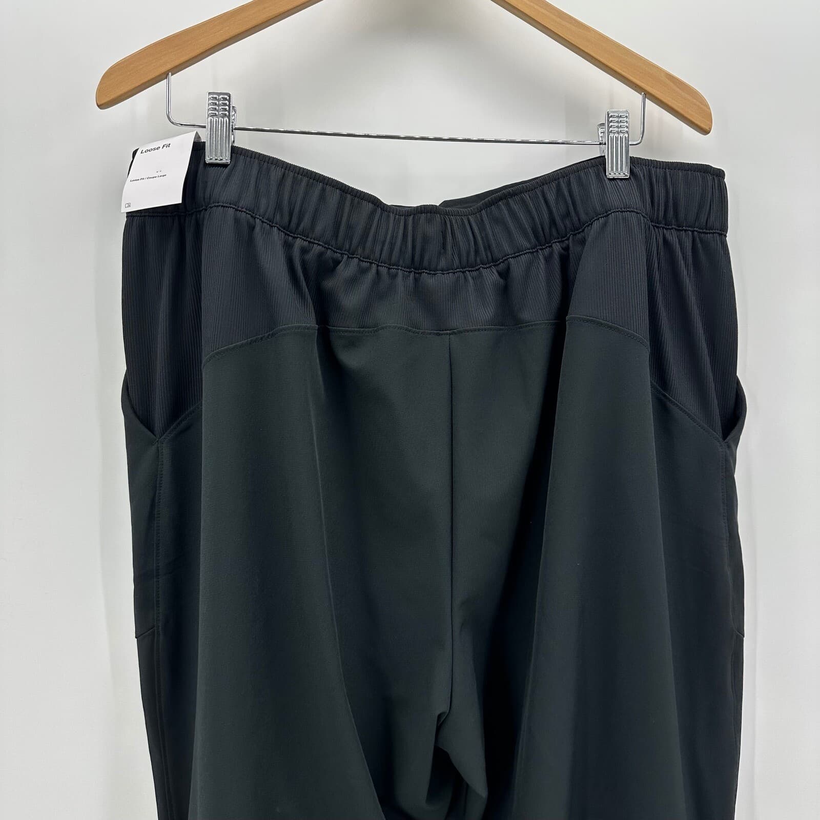 Nike Golf Pants Loose Fit Lightweight Black Athletic Zip Pockets Extra Large - Thumbnail 4