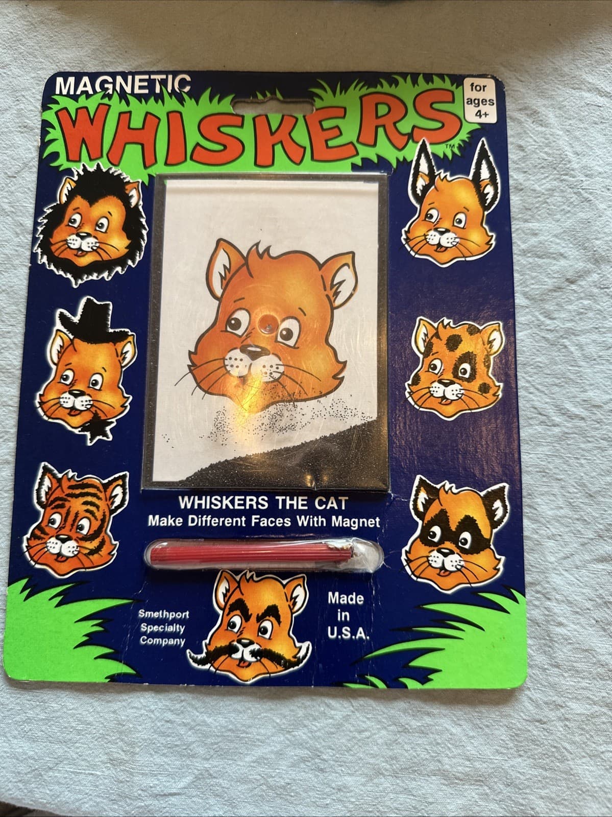 Lot of 2 Vintage Smethport Magnet Games Wooly Willy & Magnetic Whiskers 1999 - Thumbnail 7