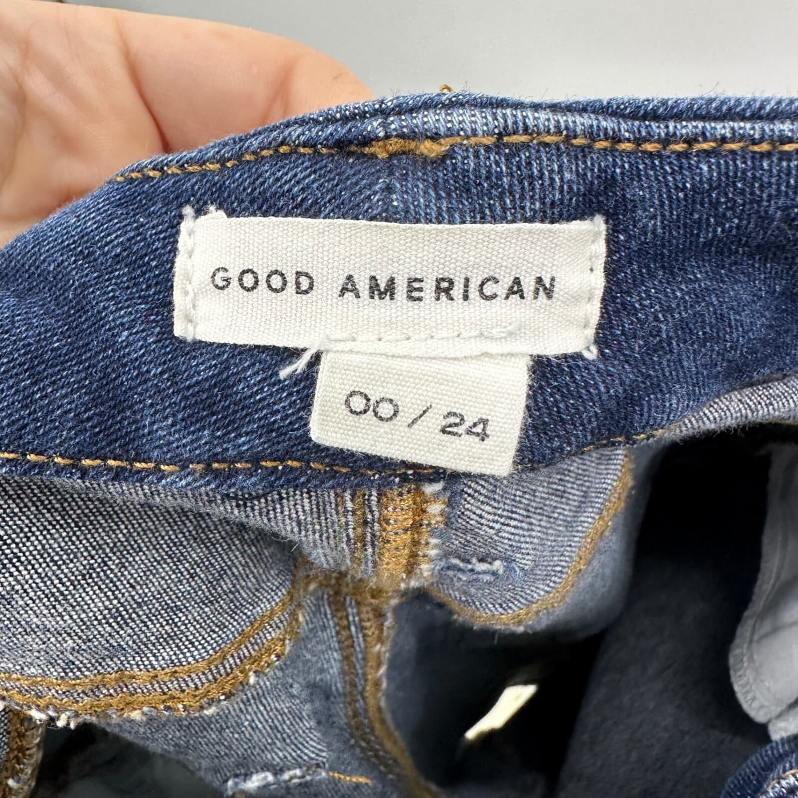 Good American Good Petite Skinny Jeans Sz 00/24 - Thumbnail 5