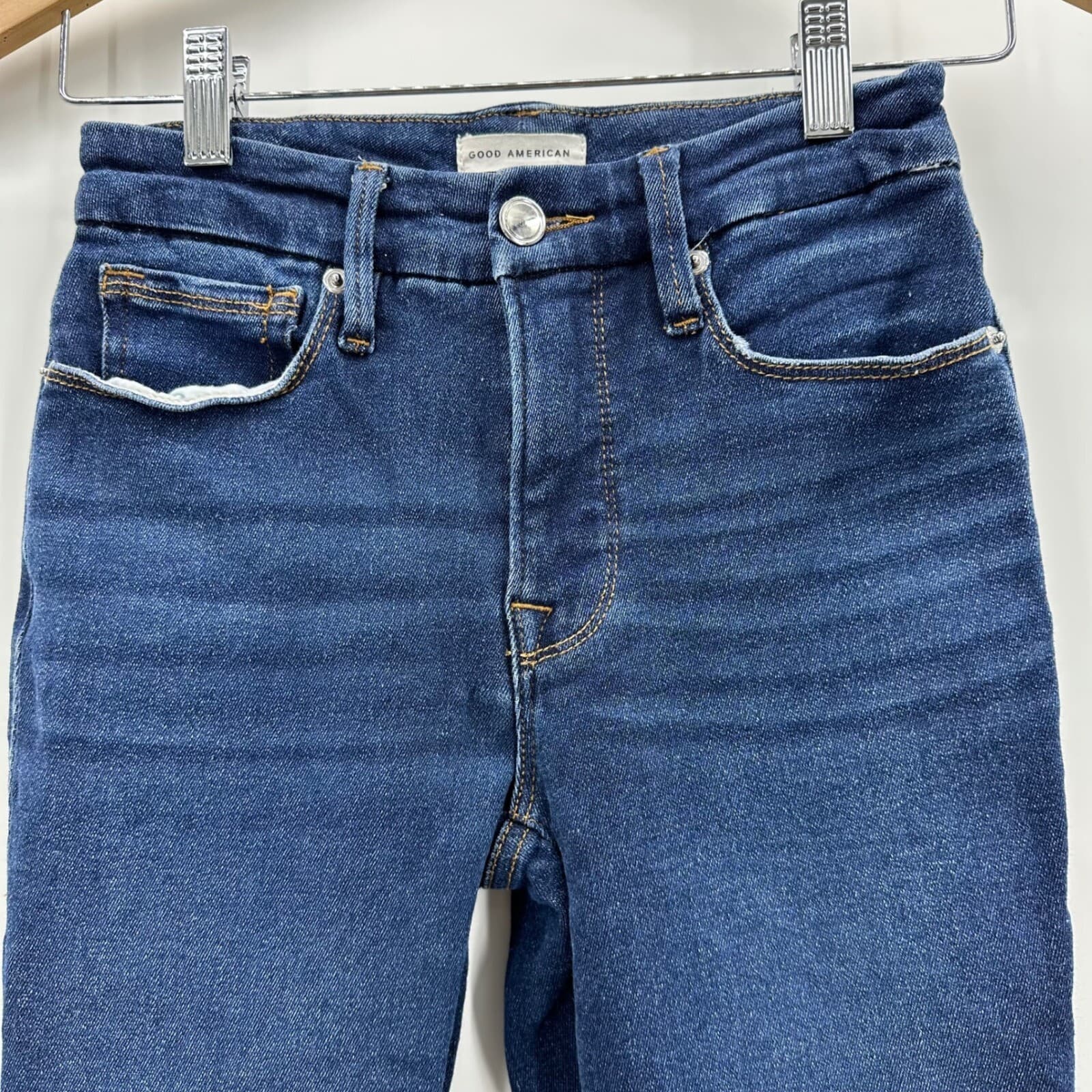 Good American Good Petite Skinny Jeans Sz 00/24 - Thumbnail 2