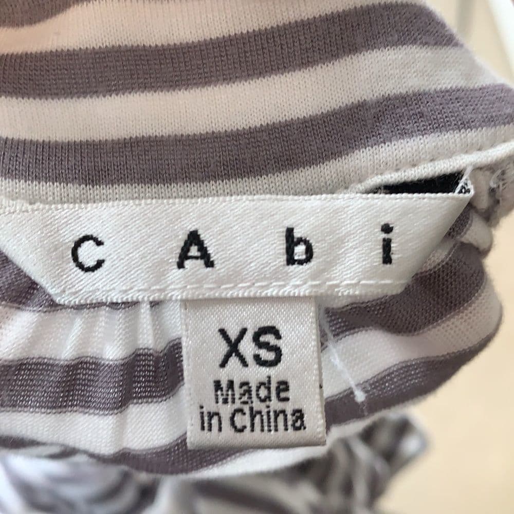 Cabi Striped Long Tank Sz XS - Thumbnail 5