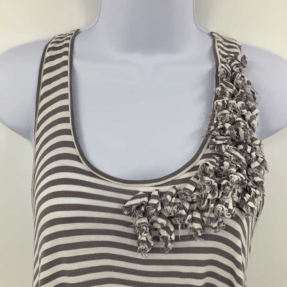 Cabi Striped Long Tank Sz XS - Thumbnail 2