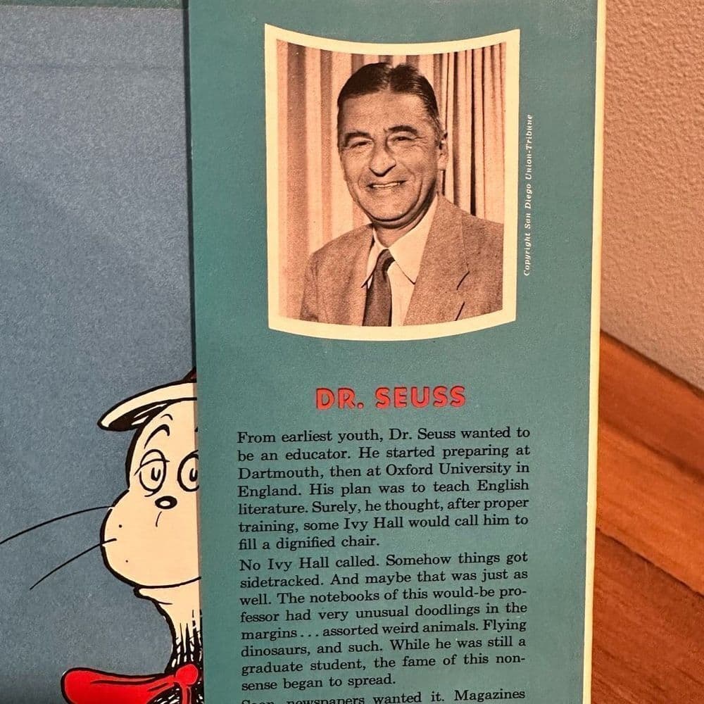 Dr. Suess The Cat In The Hat 1957 First Edition with Jacket - Thumbnail 16