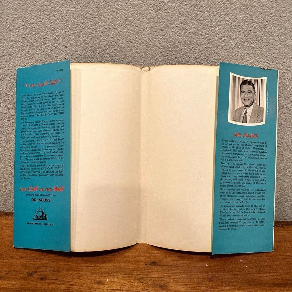 Dr. Suess The Cat In The Hat 1957 First Edition with Jacket - Thumbnail 7