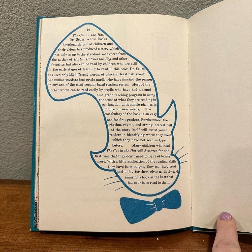 Dr. Suess The Cat In The Hat 1957 First Edition with Jacket - Thumbnail 14