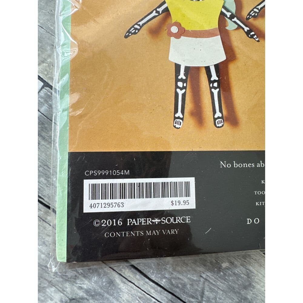 Paper Source Spooky Skelton Paper Dolls - Thumbnail 3