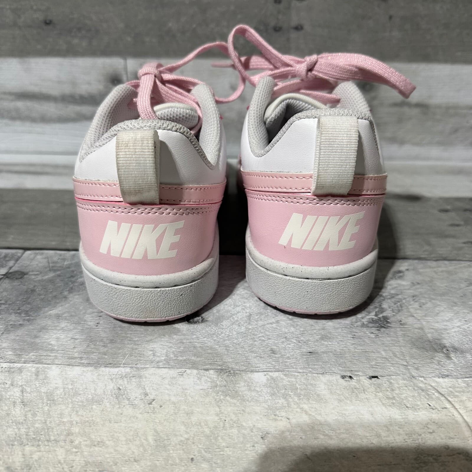 Nike Court Borough Low Recraft GS Pink Foam White DV5456-105 Size 5.5Y - Thumbnail 4