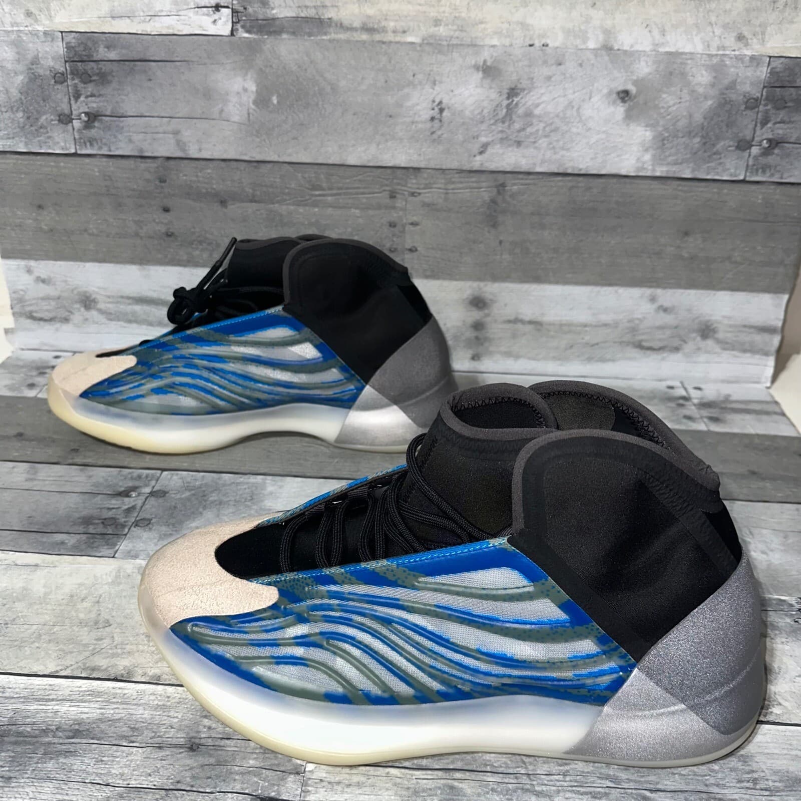 Mens Adidas YZY QNTM "Frozen Blue" - GZ8872 - Sz 14 - Thumbnail 5