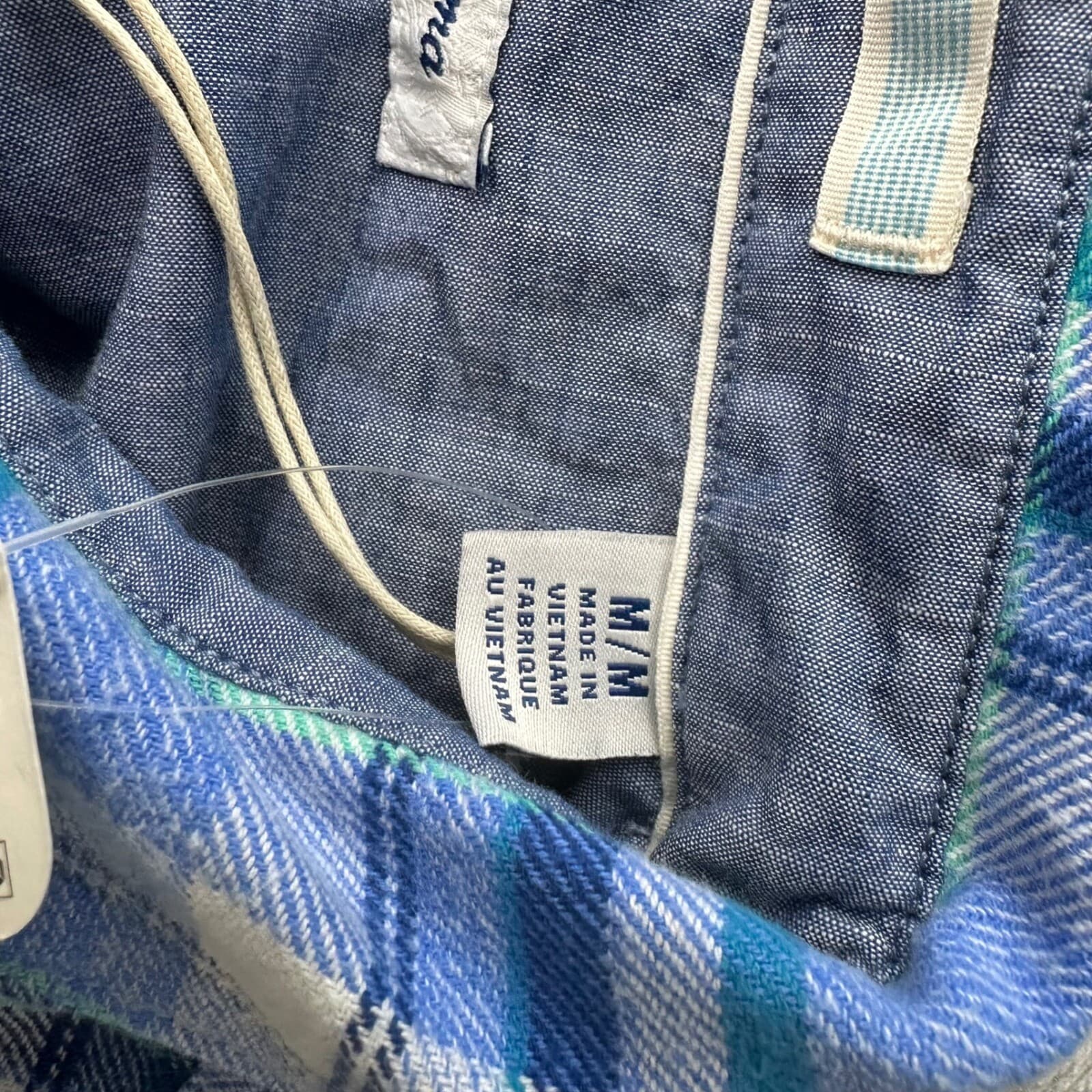 Tommy Bahama Men's Lei'd Back Flannel Shirt Jacket In Mountain Bluebell Sz M NWT - Thumbnail 9