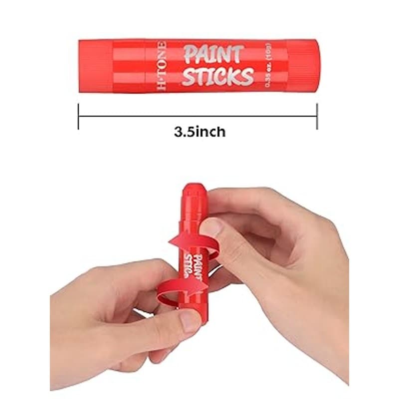 H-TONE 24 Colors Tempera Paint Sticks Washable Twistable Crayons Art New - Thumbnail 8