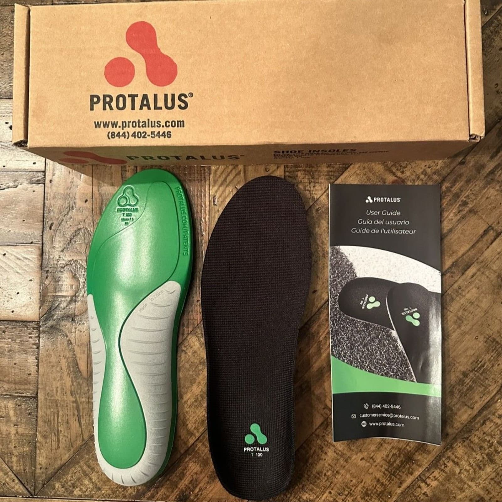 Protalus T-100 Elite Premium Insoles Men 7.5 Women 9 Arch Support Plantar Relief - Thumbnail 9