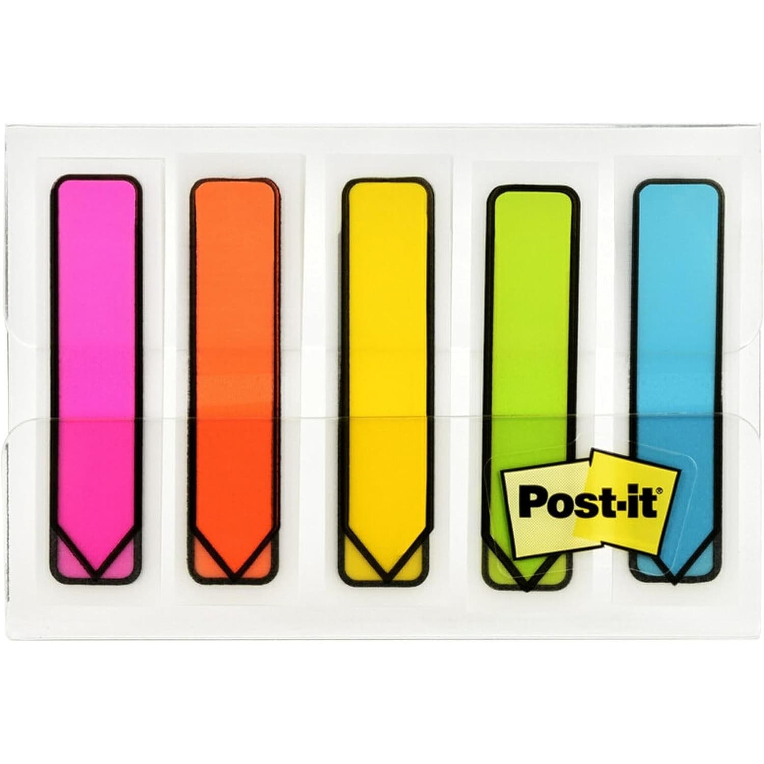 Post-it Flags 684-ARR2 200 Count Bright Colors Sticky Tabs Pack of 2 3M - Thumbnail 5