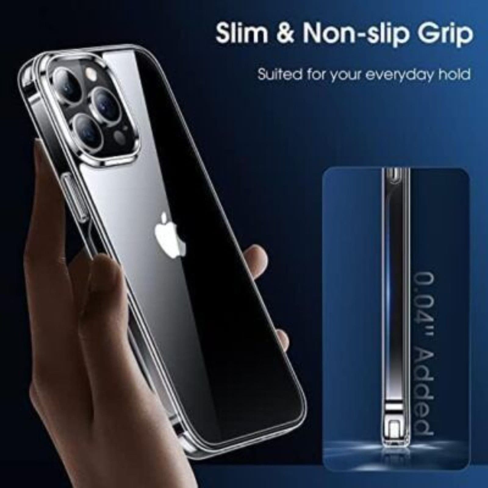 iPhone 14 Pro Case Shockproof Anti-Yellow Crystal Clear Case - Thumbnail 6