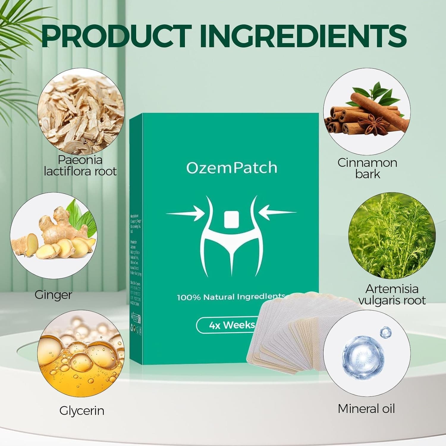 RejuvaCare Ozem Patch 60PCS Herbal Body Patch Natural Wellness Easy Use New - Thumbnail 3