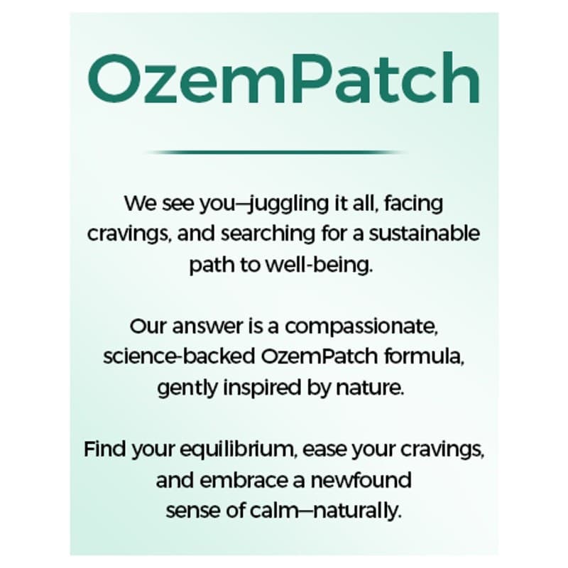 RejuvaCare Ozem Patch 60PCS Herbal Body Patch Natural Wellness Easy Use New - Thumbnail 9