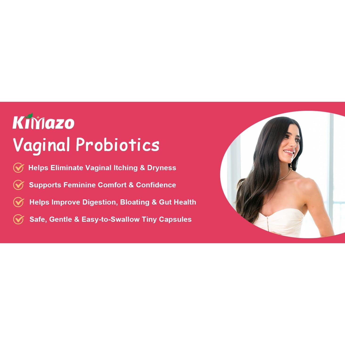 Vaginal Probiotics for Women 42 Billion CFU pH Balance Cranberry 60 Caps - Thumbnail 11