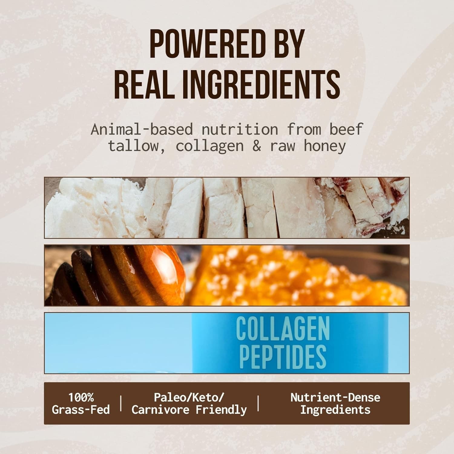 PRIMA Protein Bars 7 Pack Grass Fed Beef Collagen Keto Paleo, Salted Caramel - Thumbnail 6