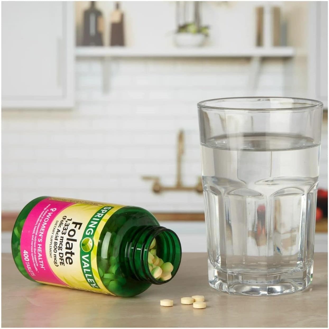 Folate 1333 mcg DFE Folic Acid 800 mcg Women’s Health 400 Tabs - Thumbnail 6