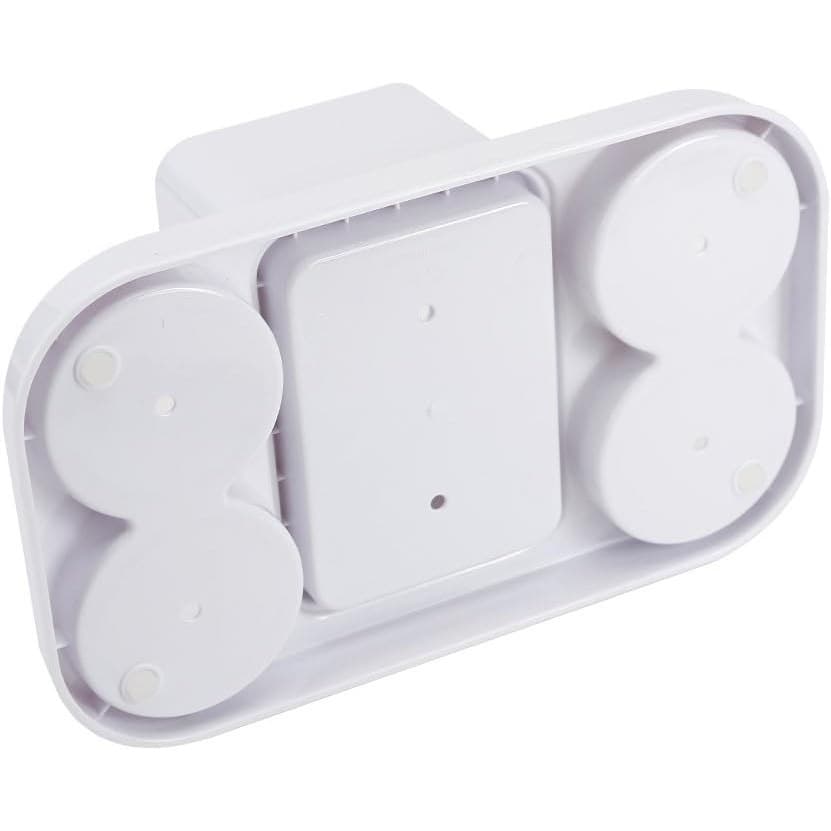 Toothbrush Holder Organizer w/ 4 Rinse Cups Bathroom Countertop Stand - Thumbnail 3