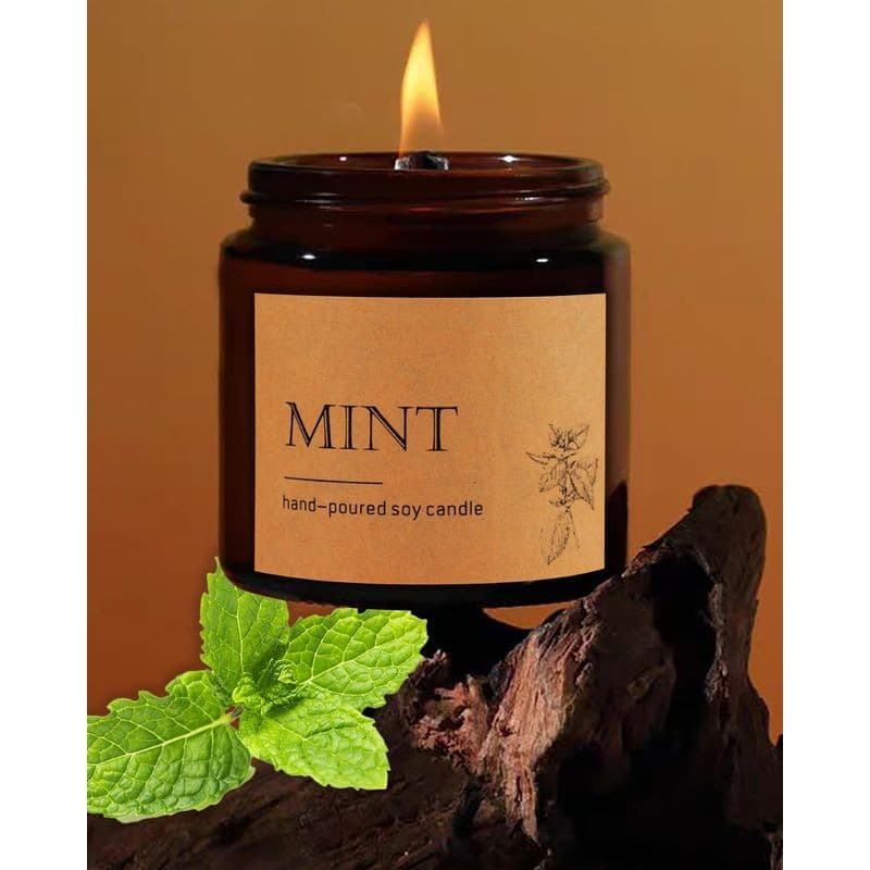 4 Pack Winter Fall Scented Candles Set Stress Relief Holiday Gift 4 oz - Thumbnail 4