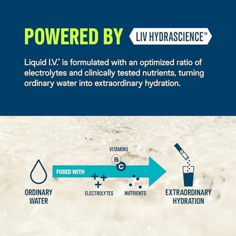 L I.V. Hydration Multiplier Tropical Punch 16 Servings Electrolyte Drink Mix - Thumbnail 5