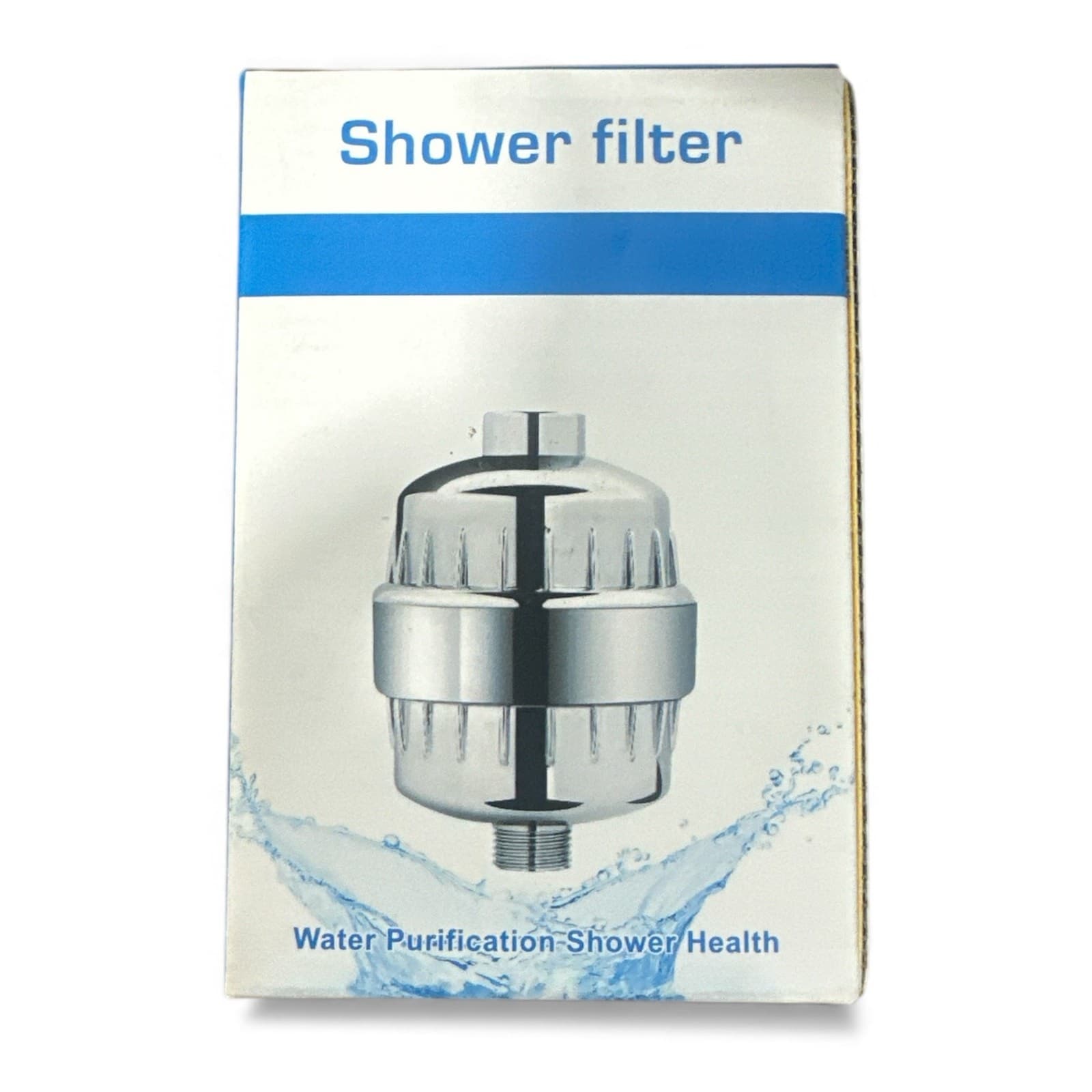 20-Stage Shower Filter for Hard Water Inline Chlorine Reduction Matte Black - Thumbnail 7