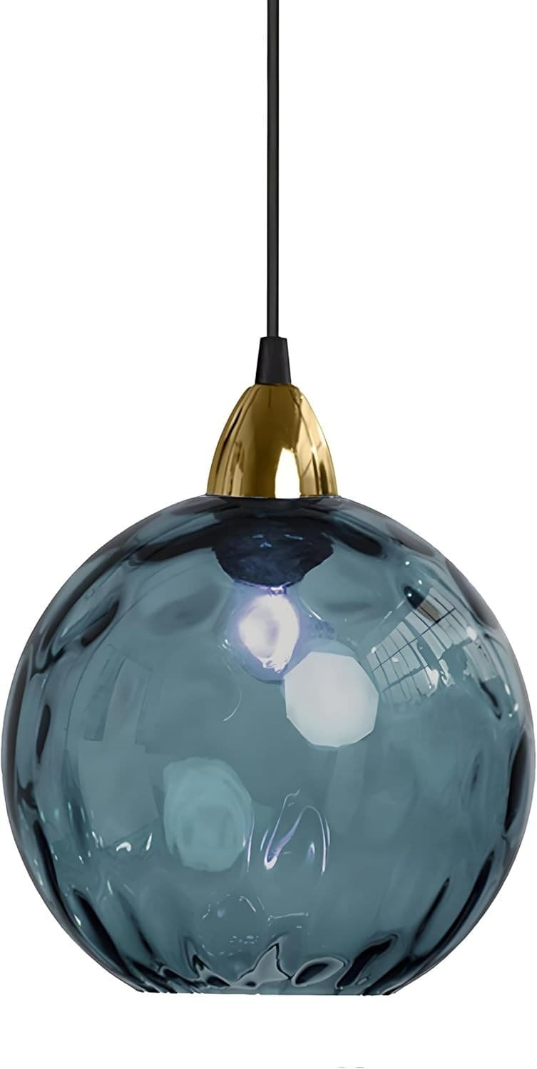 Modern Glass Pendant Light Globe Hanging Ceiling E26 Lamp Kitchen Island Decor - Thumbnail 3