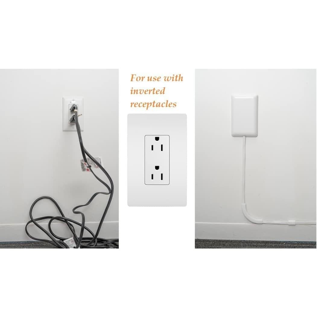 Ultra-Thin Outlet with Cord Kit & Power Strip, 8-ft cord - Thumbnail 2
