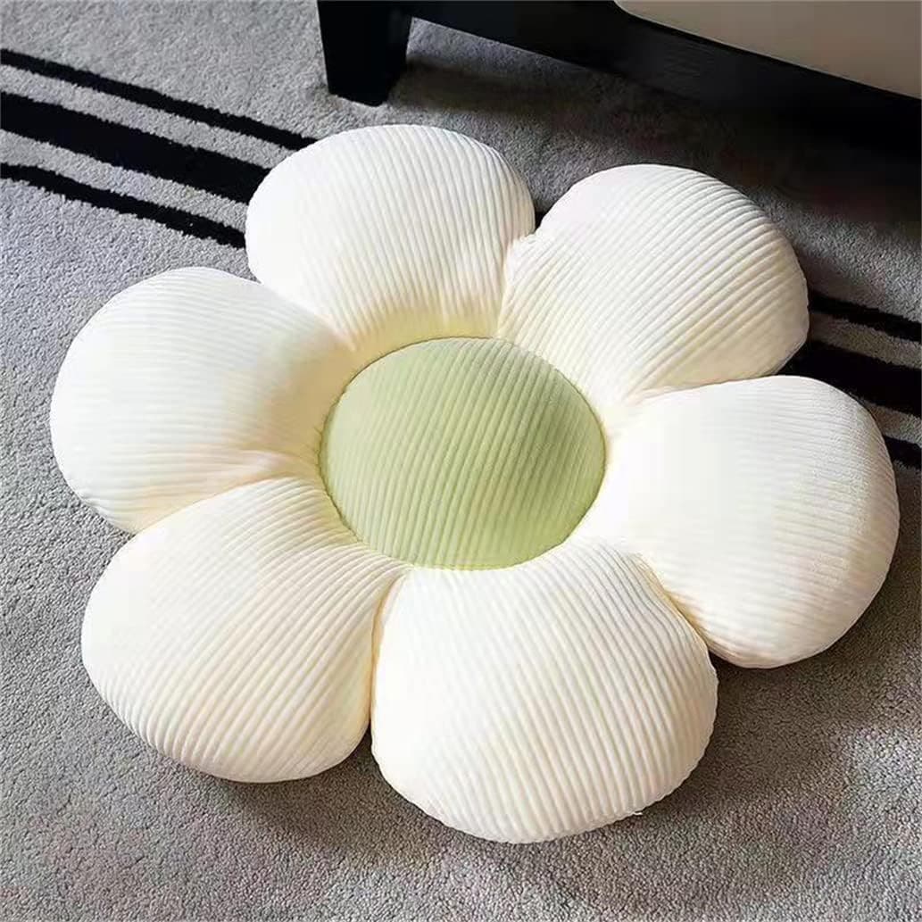 Flower Shaped Floor Pillow Seat Cushion Tatami Chair Pad Cute Home Decor 14.9" - Thumbnail 2