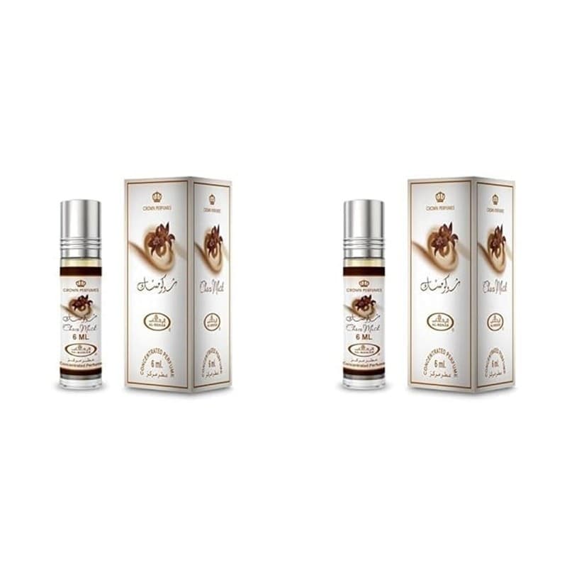 Al-Rehab Choco Musk Perfume Oil Roll On 6ml Unisex Fragrance Pack of 4 - Thumbnail 2