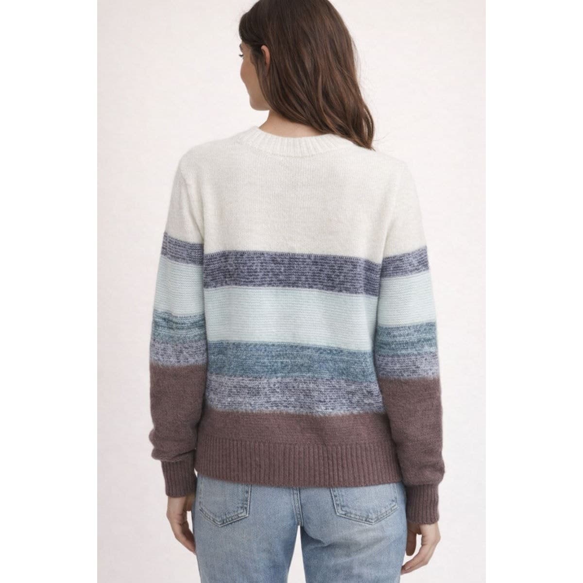 Fate Stitch Fix Farmosa Color Block Fuzzy Pullover Sweater XL NWT - Thumbnail 2
