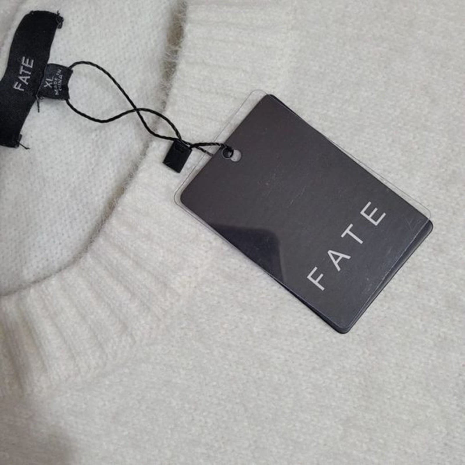 Fate Stitch Fix Farmosa Color Block Fuzzy Pullover Sweater XL NWT - Thumbnail 9