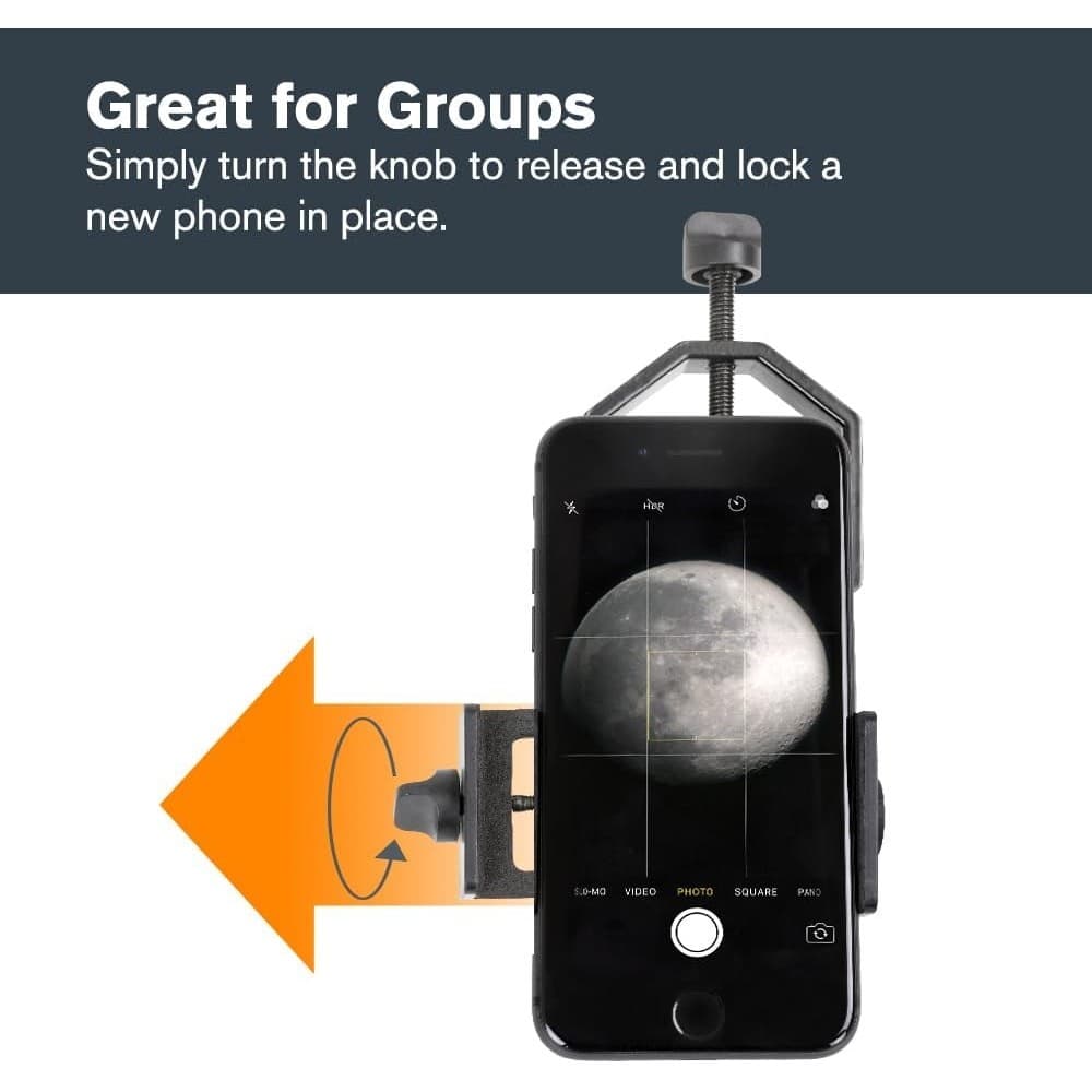 Celestron Universal Smartphone Adapter Telescope Binocular Spotting Scope Mount - Thumbnail 8